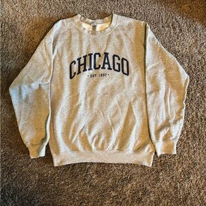Gray Chicago Sweatshirt